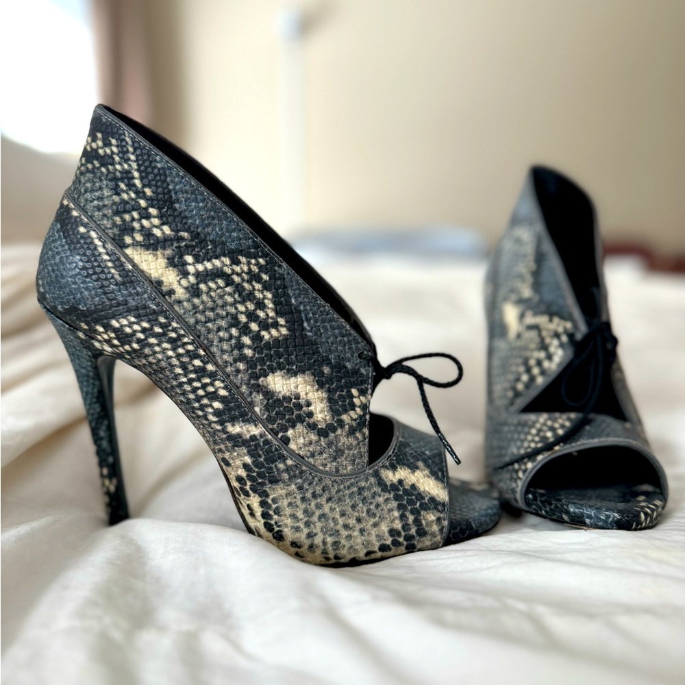 Snake Skin Heels